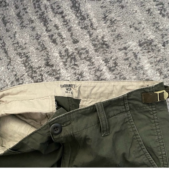 Carhartt Olive Green Cargo Pants - Picture 5 of 6